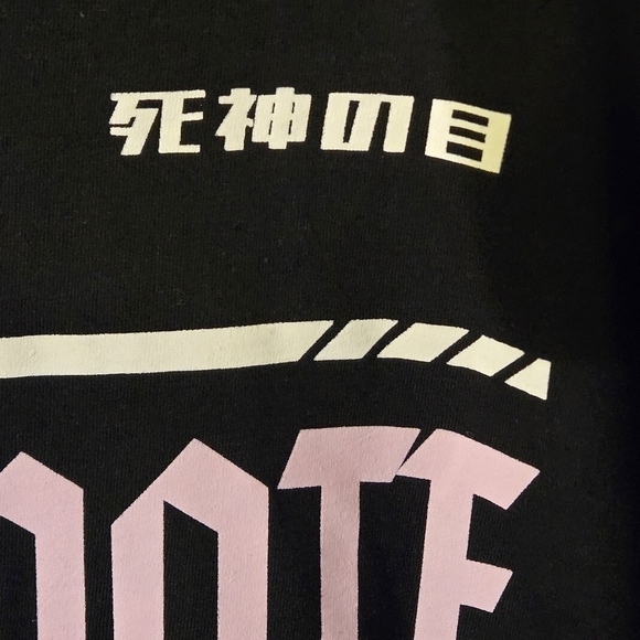 Death Note Amane Black & Pink Long Sleeve Tee Anime/Manga Character Women size M - Picture 7 of 12